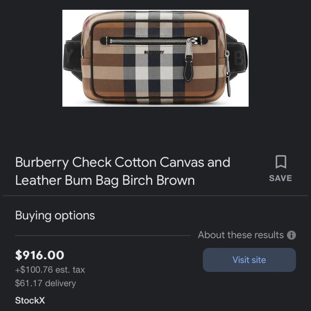 Burberry Bum Bag - Picture 2 of 3